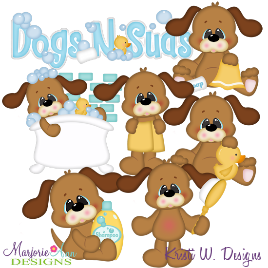 Dogs N Suds SVG Cutting Files Includes Clipart - Click Image to Close